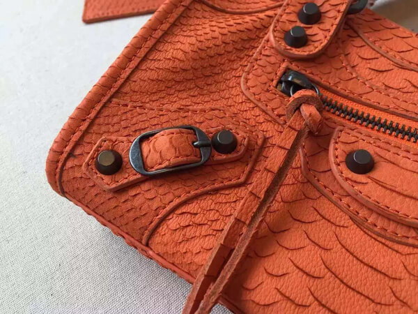 2015新作 バレンシアガスーパーコピー GIANT MINI CITY 2way ショルダー クロスボディ ハンドバッグ Orange 309544 BGNCG